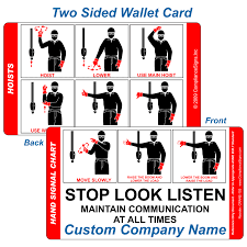 Hoists Card Crane 153 Crane Hand Signals