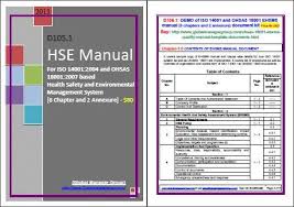 Slp environmental has grown to be one of south east asia's leading brands in the environmental, social, health, safety and risk management consultancy sector. Hse Manual Integrated Iso 14001 And Ohsas 18001 Manual In English