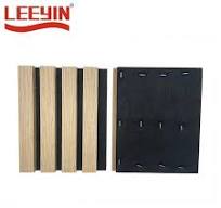 Panneau en bois décor mural panneau akustik acoustique incurvé olive eiche  panneaux acoustiques modulaires en bois
