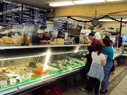 Fish shop oyster shooter / $5.00. Point Loma Seafoods The Fundamental Foodie