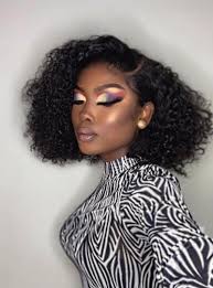 Curly hair always looks adorable, and we collected hairstyles for curly hair to prove you that. 14 Inches Side Part Malaysian Human Hair 180 Density Curly Bob Lace Front Wig Dw689 Home Divaswigs Com