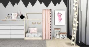 Lana Cc Finds Scandinavian Toddler Room Sims 4 Bedroom Toddler Room Sims 4 Cc Furniture