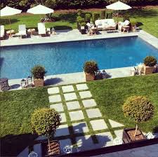 Hampton Designer Showhouse 2014 Hinterhof Pool Landschaftsbau Hintergarten Schwimmbad Designs