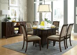 Ansley&hosho 7 piece dining table set modern glass dining table with 6 velvet high back chairs, black dining room set for kitchen restaurant, dinner table and chairs set for 6. 15 Elegant Glass Dining Room Tables