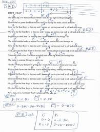 Drift Away Dobie Gray Guitar Chord Chart In B Real Key Guitar Chords For Songs Basic Guitar Lessons Online Guitar Lessons