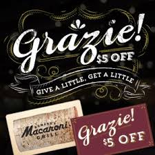 Macaroni grill is not responsible for lost, stolen, or unauthorized use of your macaroni grill gift card if you or someone you know purchased it through. Bonus 5 Coupon Wyb A 25 Romano S Macaroni Grill Gift Card Common Sense With Money