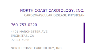 Check spelling or type a new query. 1144358987 Npi Number North Coast Cardiology Inc Encinitas Ca Npi Registry Medical Coding Library Www Hipaaspace Com C 2021