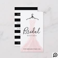This hip business card was designed by josh warren and features a beautiful script. Chic Stylish Wedding Dress Bridal Boutique Business Card Moodthology Papery