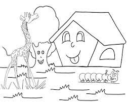 Desenhos Para Colorir Casa E Natureza
