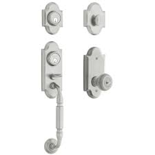 Here's how i did it.here is the handleset i bought: Baldwin Ashton Satin Chrome Single Cylinder Door Handleset 85365 264 2ent The Home Depot