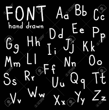Matisse inspired | 10 hand lettering . Hand Font Draw Handwritten Alphabet Brush Style Modern Calligraphy Printed Font Lettering Vector Font Alphabet Set Of Vector Letters Written Vector Illustrations Royalty Free Cliparts Vectors And Stock Illustration Image 86146830