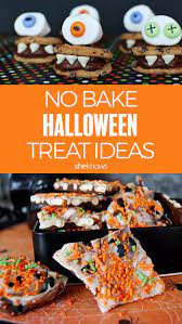 18 No Bake Halloween Treats So Easy To Make It S Scary Halloween Treats Food Recipes