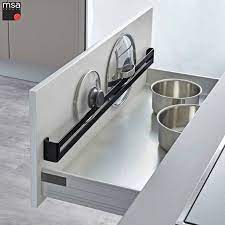barre range couvercles idee rangement cuisine decoration interieure cuisine tiroir cuisine