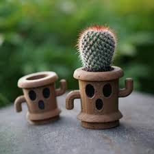 Real life gyroid animal crossing. Retrogamingblog2 Animal Crossing Gyroid Planters Made By Sok