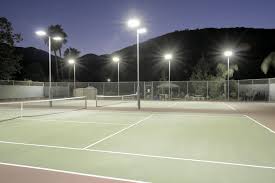 Tennis Court Lighting The Effects Of Spill Light And Glare Homelectrical Com