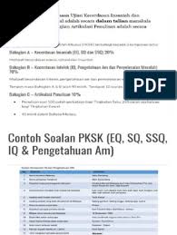 Contoh Soalan Pksk Pdf