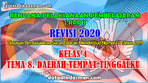 Check spelling or type a new query. Rpp 1 Lembar Kelas 4 Tema 8 Sd Mi Kurikulum 2013 Revisi 2020 Tahun Pelajaran 2021 2022 Datadikdasmen Com