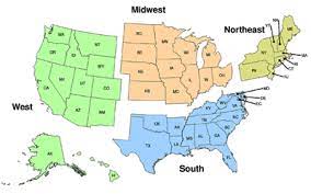 The us census designates each state to a region (ie new york is in northeast). Rotavirus Regional Trends Nrevss Cdc