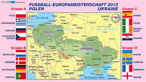 Tripadvisors polen karte mit hotels, pensionen und hostels: Karte Von Euro 2012 Region In Polen Ukraine Welt Atlas De