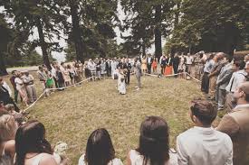 Bohemian Portland Park Wedding Ruffled Park Weddings Park Wedding Ceremony Circle Wedding Ceremonies
