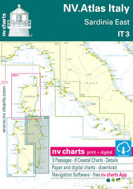 It 3 Nv Atlas Italy Sardinia East Pre Order For New Edition March 2020