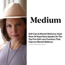 Thank you @medium for this article featuring @hoperosespeaks Read here:  https://medium.com/authority-magazine/self-care-mental-wellness-hope-rose -of-hope-rose-speaks-on-the-top-five-self-care-practices-that-83d16b317bda