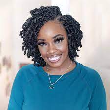 For a typical youngish and modern look, wear big hoops. Amazon Com Toyotress Bob Spring Twist Hair 6 Inch 8 Packs Pre Twisted Kids Crochet Hair Spring Twists Crochet Braids Synthetic Braiding Hair Extensions 6 Inch 1b Beauty