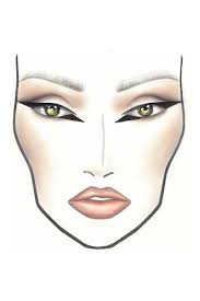 Mac Cosmetics Face Charts Mac Makeup Face Templates