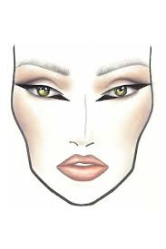 mac cosmetics face charts mac makeup face templates