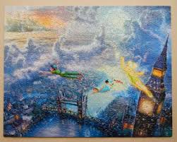 Jigsaw Puzzle Love Tinker Bell And Peter Pan Fly To Neverland Disney Twisted Tales Disney Story Neverland