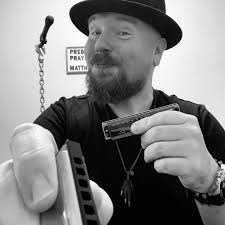 Marine Band harmonica in G using a ceramic MC 127 through a Masco MA 17.