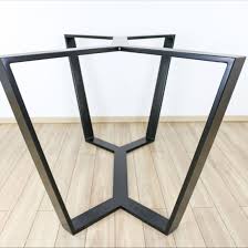 Steel Table Base Dining Table Base Industrial Steel Table Etsy In 2020 Steel Table Base Metal Table Base Modern Table Base