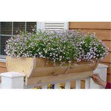 How to install planters and flower boxes on railings. 28 In Deck Rail Planter Walmart Canada
