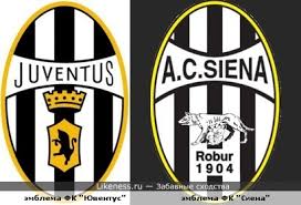 The first step on this journey was made on 16 january at the black and white and more event in milan in which president andrea agnelli pulled back the black and white. Emblema Fk Siena Pohozha Na Staruyu Emblemu Fk Yuventus Zabavnye Shodstva