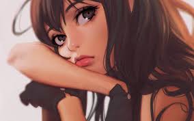 Bj15 Ilya Girl Face Anime Art Wallpaper