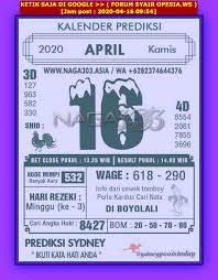1 New Message Kode Syair Sydney 16 April 2020 Forum Syair Togel Hongkong Singapura Sydney