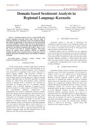 Https Www Ijert Org Research Domain Based Sentiment Analysis In Regional Language Kannada Ijertconv4is22024 Pdf