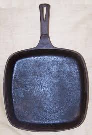 Griswold Wagner Ware Cast Iron Square E Skillet Fry Pan Vintage Cast Iron Cookware Cast Iron Cooking Griswold Cast Iron
