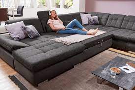 Das big sofa xxl gilt im wohnzimmer als sitzmöbel der extraklasse, das durch seine großzügigen maße begeistert. Megapol Mp In17004 Xxl Sofa Anthrazit Schwarz Mobel Letz Ihr Online Shop
