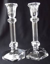 Crystal cylinder hurricane candle holder chimney open top & bottom 7. Tall Pair Of Vintage Poland Irena 24 Lead Crystal Candle Stick Holders 8 1 4 T Ebay