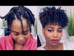 Braid Out On Tapered Natural Hair Video Black Hair Information Tapered Natural Hair Natural Hair Styles Braid Out Natural Hair