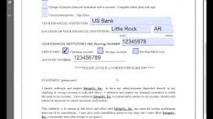 How do i get and provide a void cheque. Direct Deposit Form Youtube