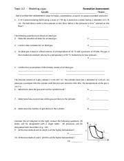 Log into the teacher training (formerly ltf) site, and follow this path: Topic 3 2 Formative Topic 3 2 Modeling A Gas Formative Assessment Name Team This Is A Practice Assessment Show Formulas Substitutions Answers In Course Hero