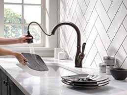 Delta kitchen sink faucets oil rubbed bronze. Amazon Com Delta Leland Single Handle Kitchen Sink Faucet With Pull Down Sprayer Shieldspray Technology And Magnetic Docking Spray Head Venetian Bronze 9178 Rb Dst Everything Else