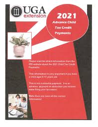 The american rescue plan raised the maximum child tax credit in 2021 to $3,600 for qualifying children under the age of 6 and to $3. Advance Child Tax Credit 2021 Tattnall County Extension