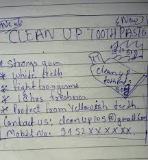 Learn how to draw and color toothpaste and brush in this step by step video. You Are Working For An Advertisement Agency Draft An Attractive Advertisement For A Company Which Is Brainly In