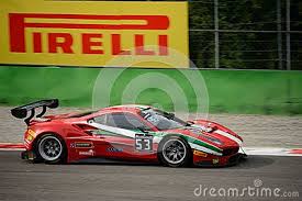 Blancpain Gt Series Ferrari 488 Racing At Monza Racing Ferrari Ferrari 488