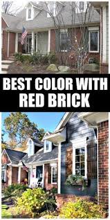 It is typically looks great when left in its natural tone. Best House Paint Colors With Red Brick Redhead Can Decorate In 2020 House Paint Exterior Exterior Paint Colors For House Brick Exterior House
