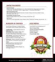 Brew Garden Menu In Middleburg Heights Ohio Usa