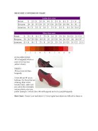 Shoe Size Chart 10 Free Templates In Pdf Word Excel Download